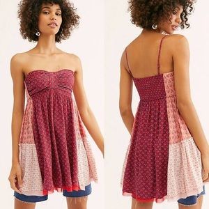 SOLD— NWT Free People Across the Sea print tunic